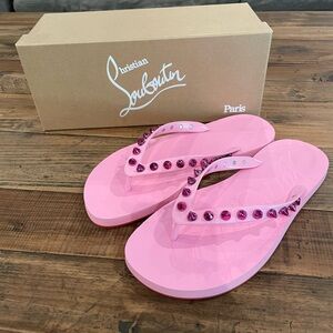 Christian Louboutin Spike Flip Flop Sandal